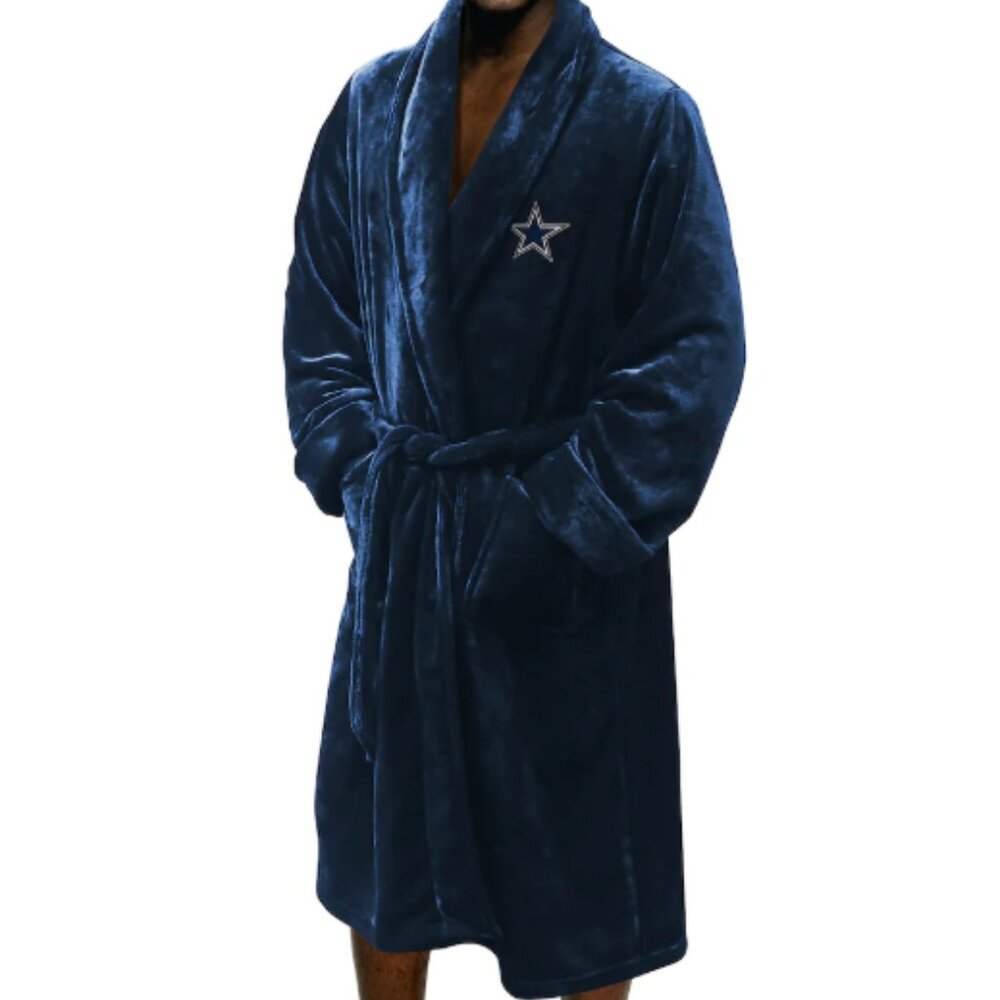 Dallas Cowboys The Northwest Company Silk Touch Plush Robe Size L/XL